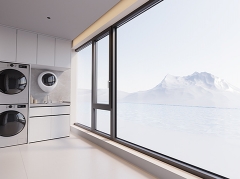 塞納河畔斷橋平開窗（內開）